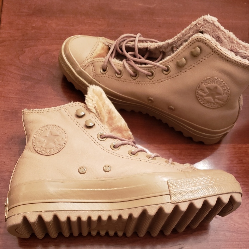 Converse All Star Hi Lift Ripple Teak Brown